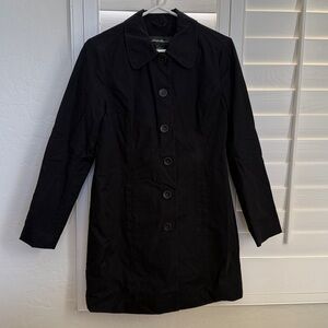 Eddie Bauer Women's Black Trench Coat